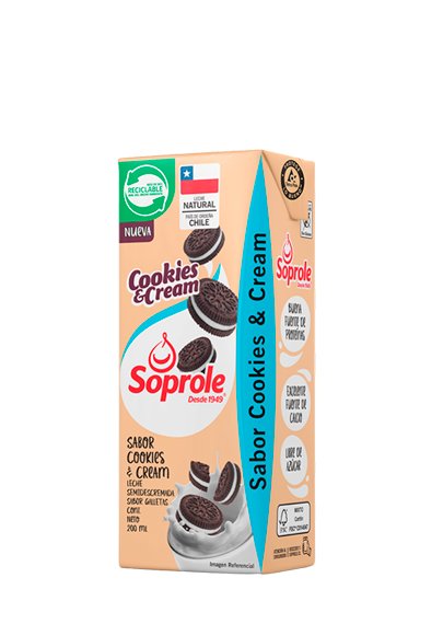 Leche sabor Cookies & Cream 200ml